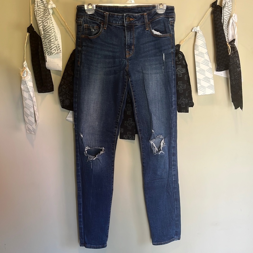 Old Navy medium rise Rockstar jeans long